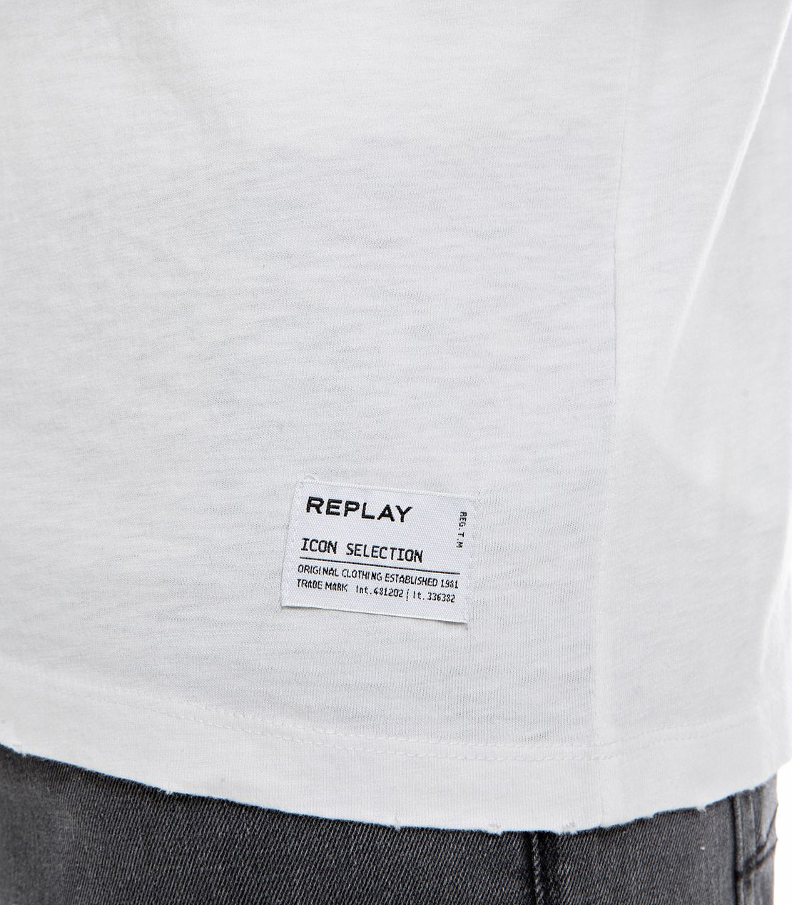 スラブジャージープリントT 詳細画像 ホワイト 5